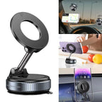 Magnetic Car Phone Mount with 360° Vacuum Suction Cup