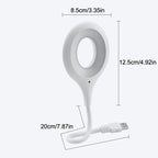 Intelligent Voice Controlled Night Light Portable LED Book Light USB Flexo Led Desk Lamp Intelligent Voice Reading Lamp USB Link