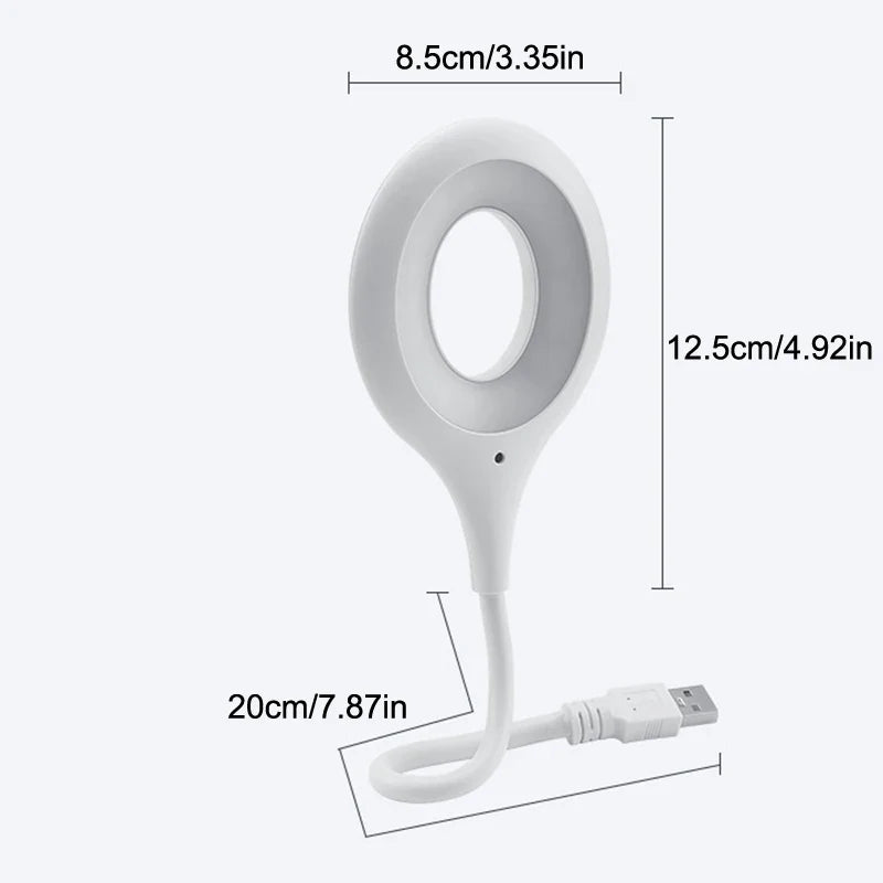 Intelligent Voice Controlled Night Light Portable LED Book Light USB Flexo Led Desk Lamp Intelligent Voice Reading Lamp USB Link