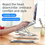 For Macbook Laptop Stand Folding Adjustable Aluminum Computer Pc Tablet Stand Notebook Tablelaptop Holder Heat Dissipation