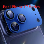 Official Color For iPhone 17 Pro Max 17 Air Metal Camera Tempered Glass Lens Protector 17 Pro Phone Accessories Ring Cap