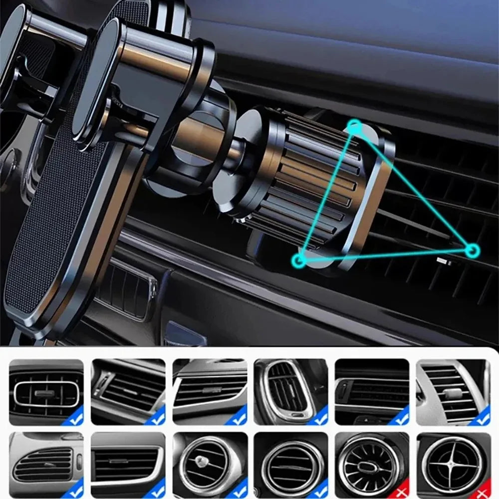 Gravity Auto-Clamp Car Air Vent Phone Holder