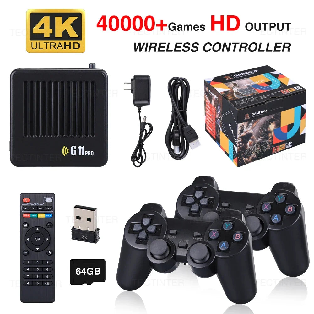 G11 Pro 4K Retro Game Stick Console – 40,000+ Games