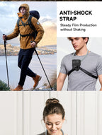 NeePho NP-G2 Soft Silicone Neck Mount Bracket, POV First-Person Perspective Phone & Action Camera Holder