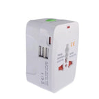 Universal Travel Adapter with Dual USB-C Fast Charging