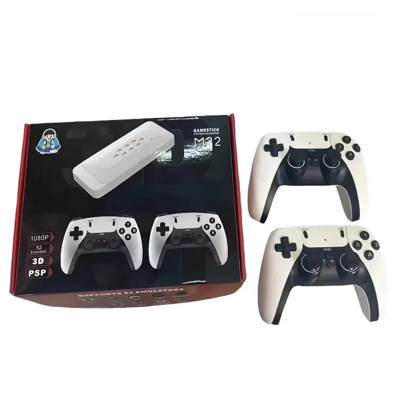 New M22 Wireless Retro Style Dual Player Game Console TV Connection High Definition Simulation Game Controller Home Use
