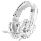 Gaming Headset With Microphone For PS5 PS4 Xbox PC 3D Surround Sound RGB Wired Headphones Noise Cancelling Memory Foam Earcup