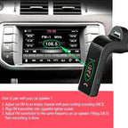 Car Bluetooth FM Transmitter Handsfree Bluetooth Receiver Car Kit Auto Cigarette Lighter USB MP3 Music Player for IPhone IPad
