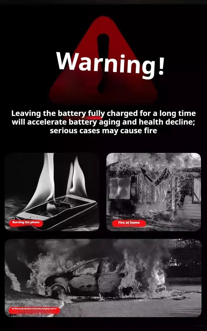 140W Fast Charger Phone Adapter Physical Full Charge Disconnector Automatically Cuts Power Ejects Phone When Fully Charged