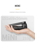 Handheld Gimbal Stabilizer Selfie Stick Tripod with Removable Fill Light Wireless Remote Portable Phone Stand Holder