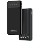 Ven-Dens VD-PB058 10000mAh Power Bank | Li-Polymer Portable Battery Charger | LED Battery Display | Lightweight Portable Backup Charger for Mobile Phones & Smart Devices