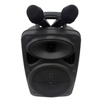 GTS-2385 Wireless Bluetooth Speaker with Dual Microphones | Bluetooth 5.0 Portable Party Speaker | 10M Wireless Range | USB & SD Card Support | Built-In Mic | Rechargeable Battery for Karaoke, Home & Outdoor Use