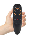 G10S Pro Air Mouse Remote with Voice Control | 2.4GHz Wireless Remote with Built-In Mic & 6-Axis Gyroscope | USB Plug & Play Remote for Smart TV, Android TV Box, PC & Projector