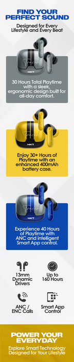 HKT TRACER EARBUDS - Grey